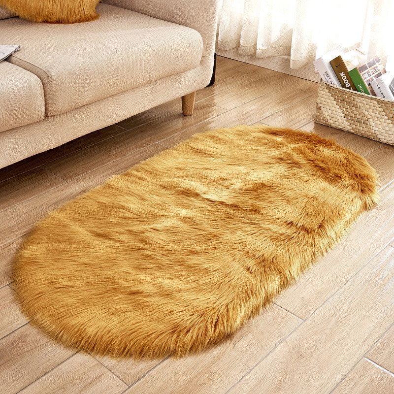 Fluffy 6cm Plush Carpet Fuzzy Wool Floor Mat Multicolor Oval Soft Living Room Bedroom Aldult Boys Girls Home Decor Cute Fashion Fluffy 6cm Plush Carpet Fuzzy Wool Floor Mat Multicolor Oval Soft Living Room Bedroom Aldult Boys Girls Home Decor Cute Fashion